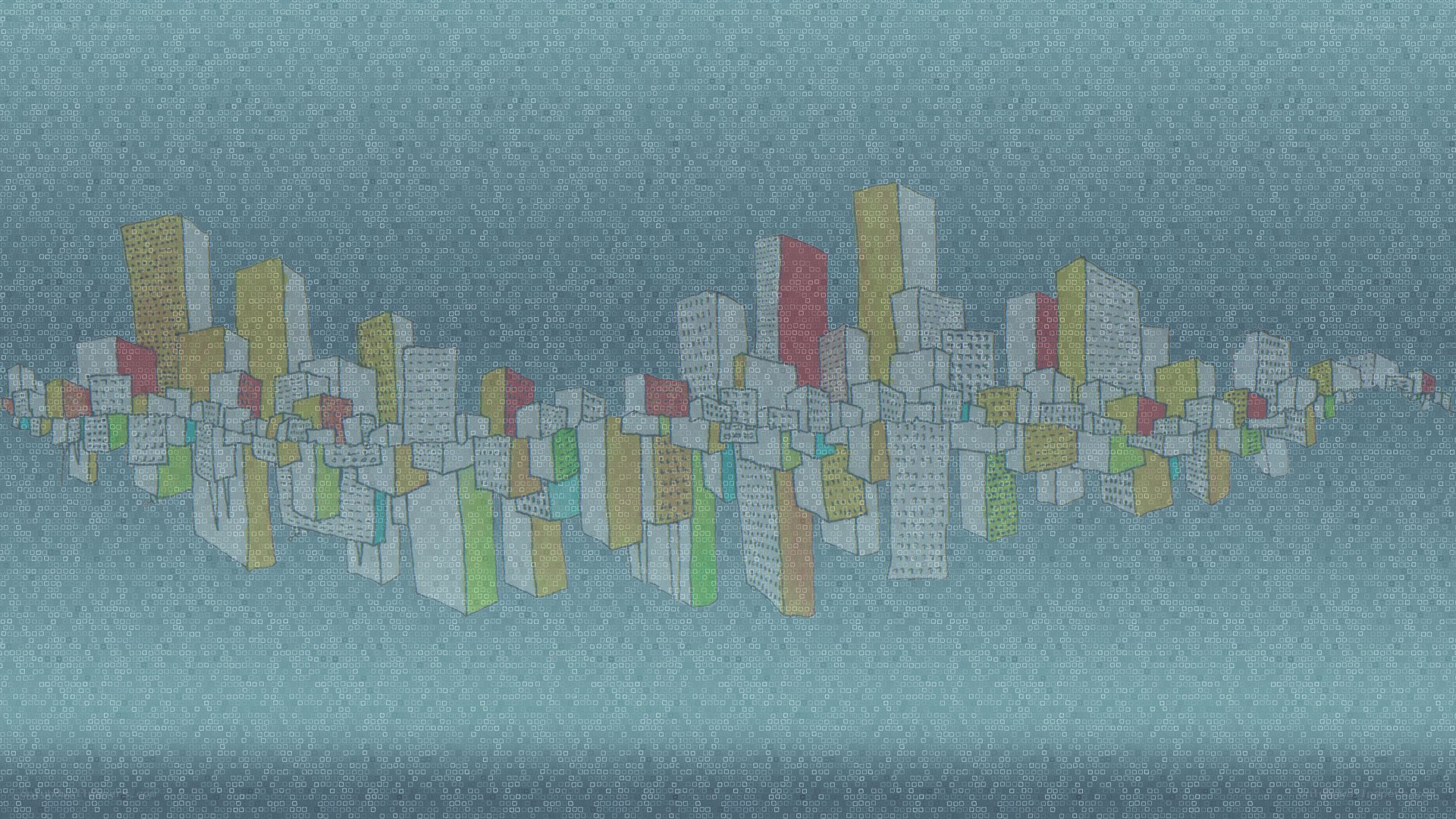 colorful cityscape illustration