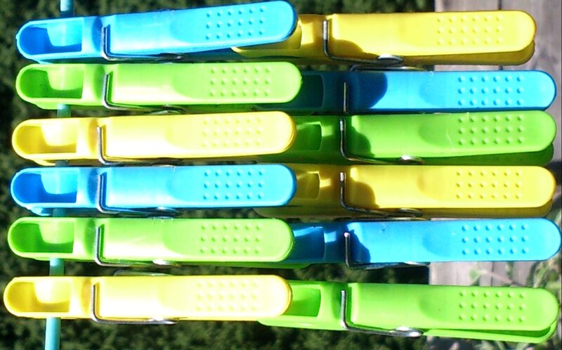 Colorful Clothespins