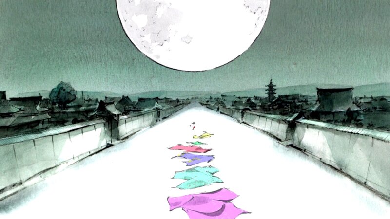 Colorful Cloths on Bridge