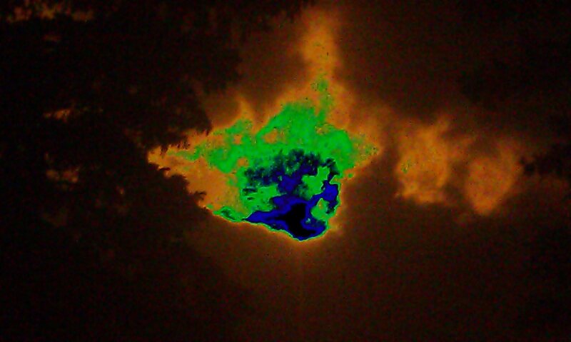 colorful cloud formation