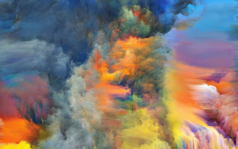 Colorful Cloud Formation — Orange, Dramatic, Sunset
