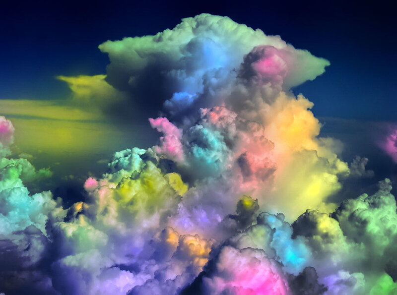 Colorful Cloud Formation — Purple