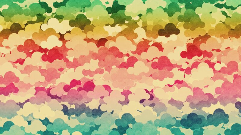 colorful cloud pattern background