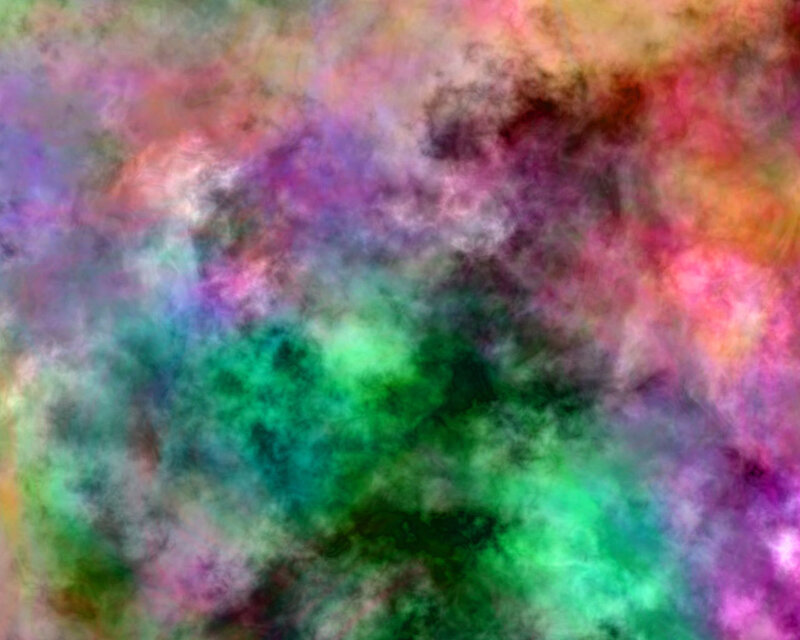 Colorful Cloud Patterns — Green