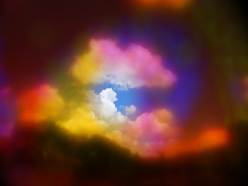 Colorful Clouds in Sky — Yellow