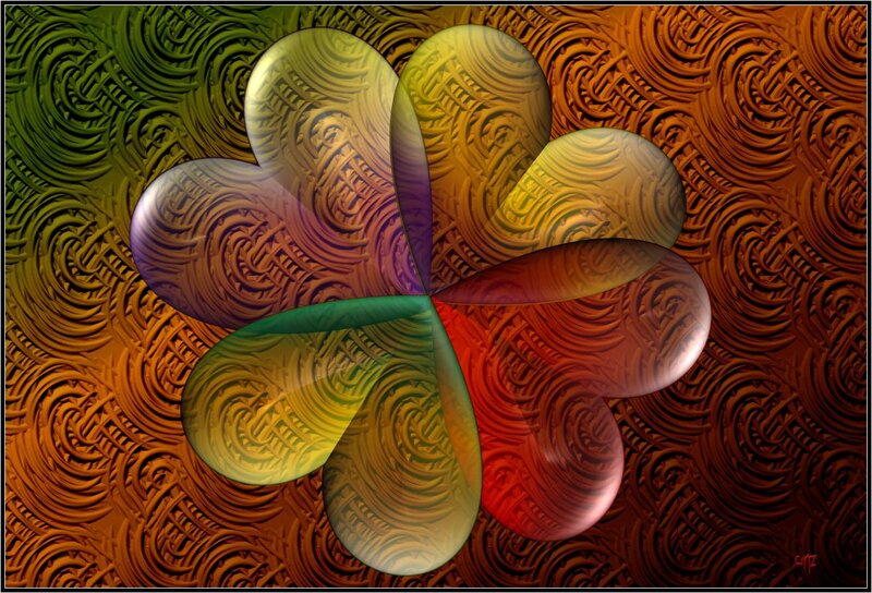 Colorful Clover Pattern — Green