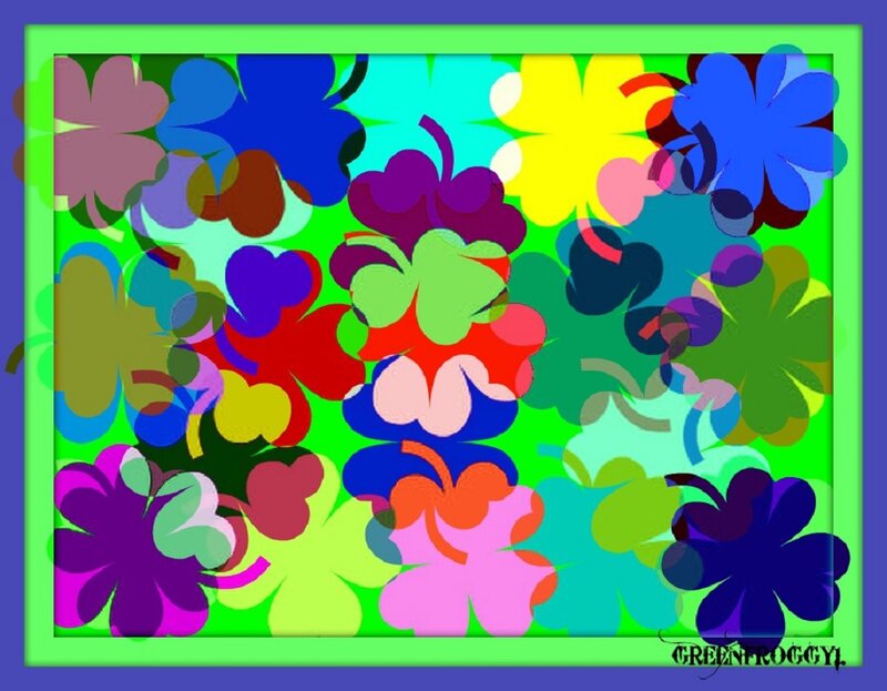 Colorful Clover Pattern