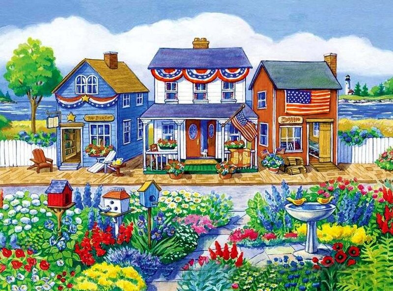Colorful Coastal Houses