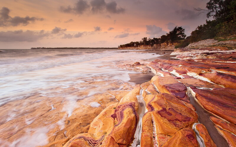 Colorful Coastal Rocks