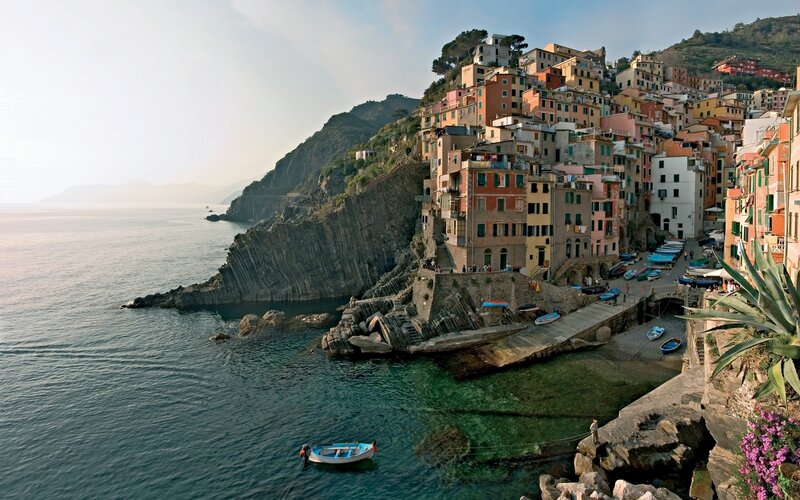 Colorful Coastal Village
