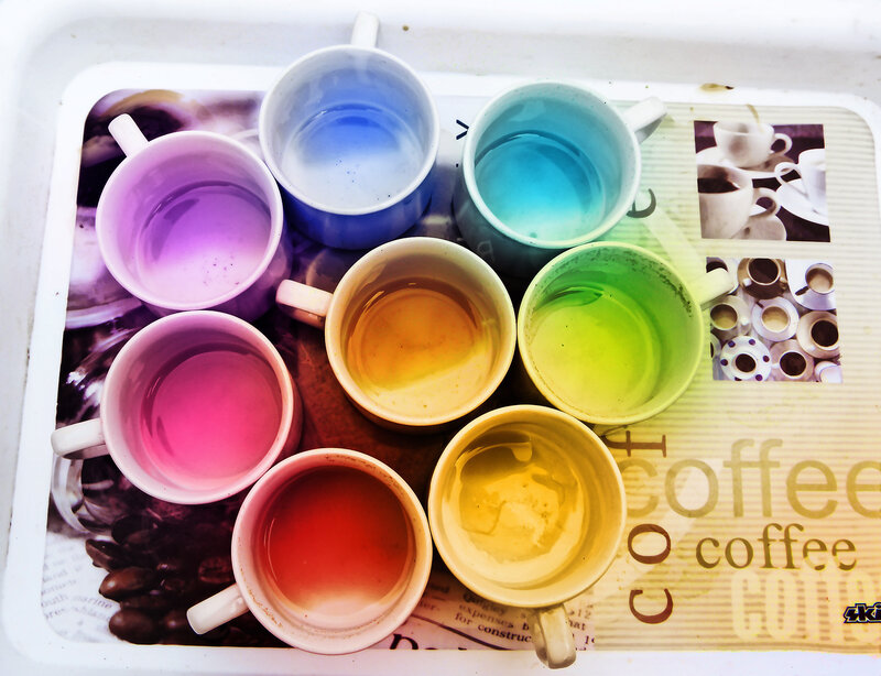 Colorful Coffee Cups