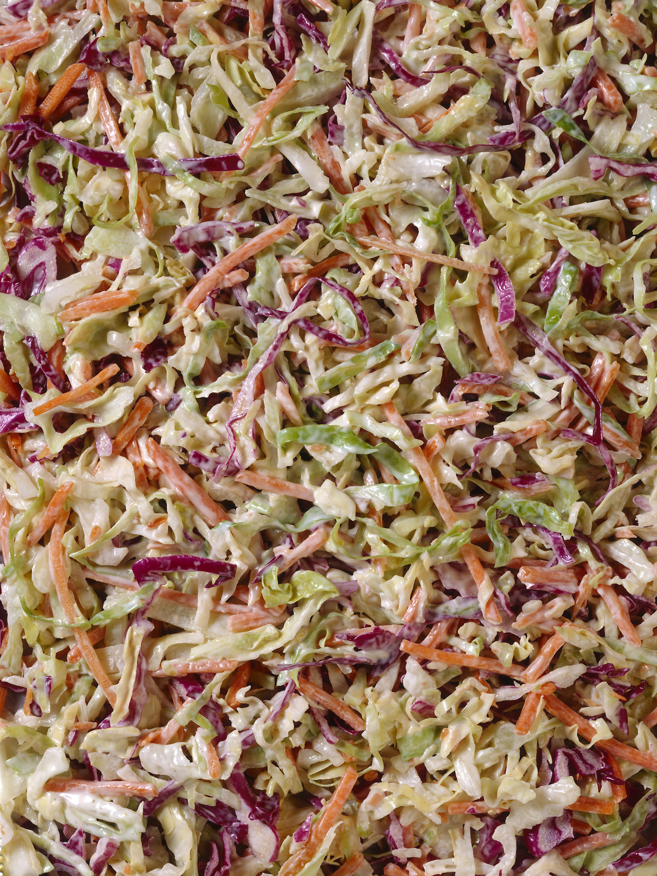 colorful coleslaw close-up