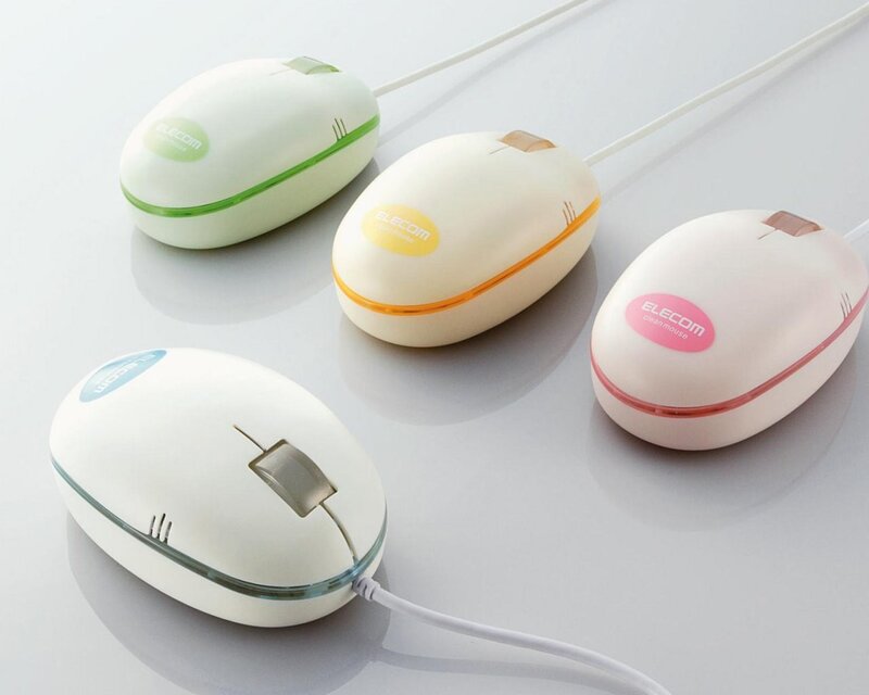 Colorful computer mice collection