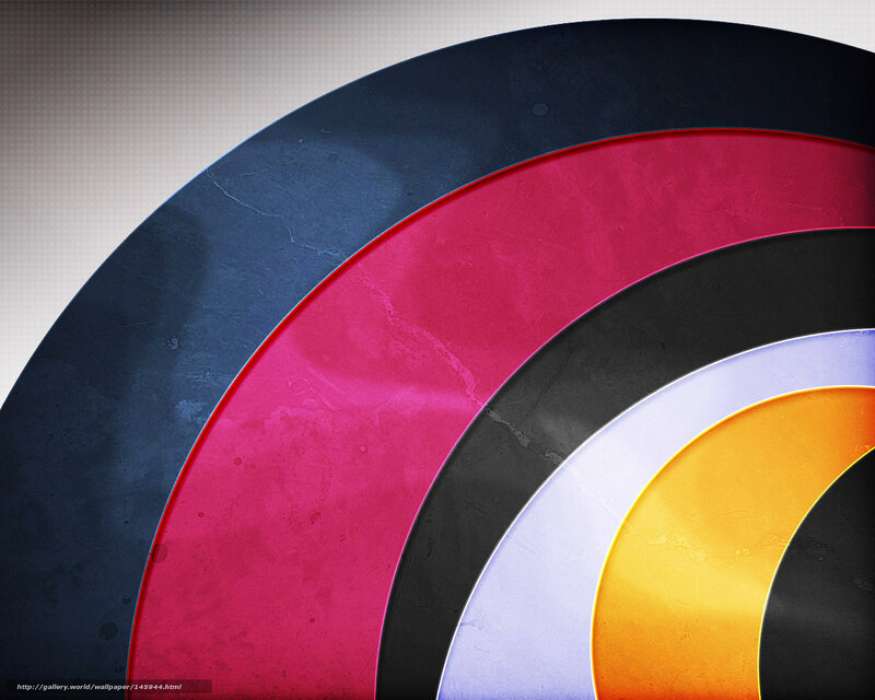 colorful concentric arcs