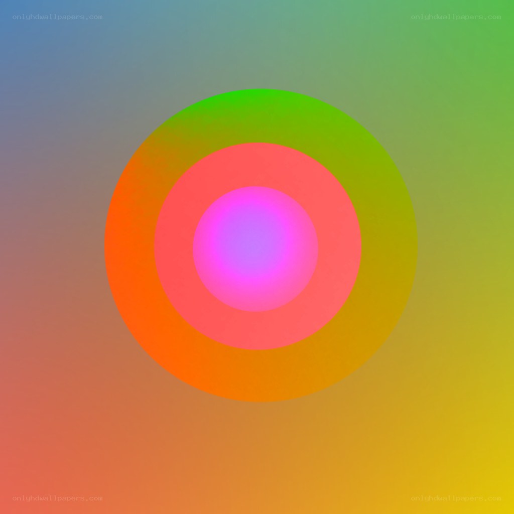 colorful concentric circles
