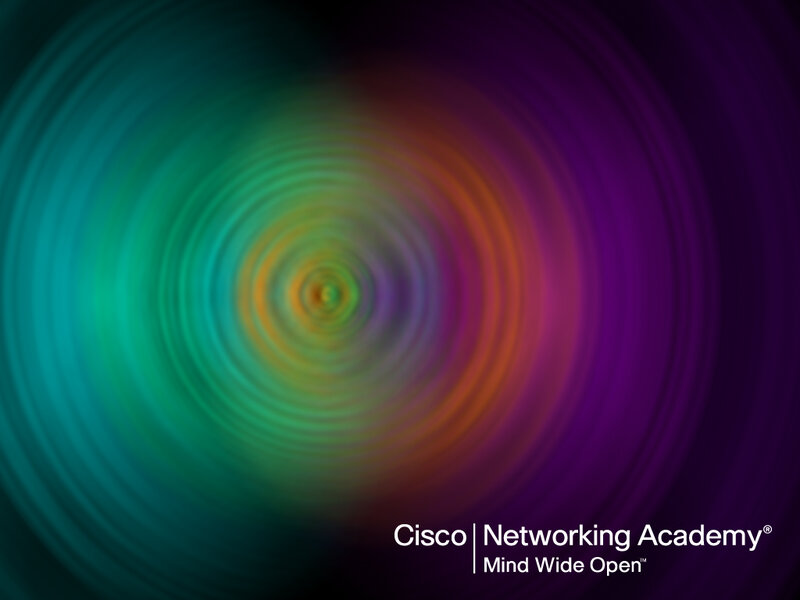 Colorful Concentric Circles — Green, Calm