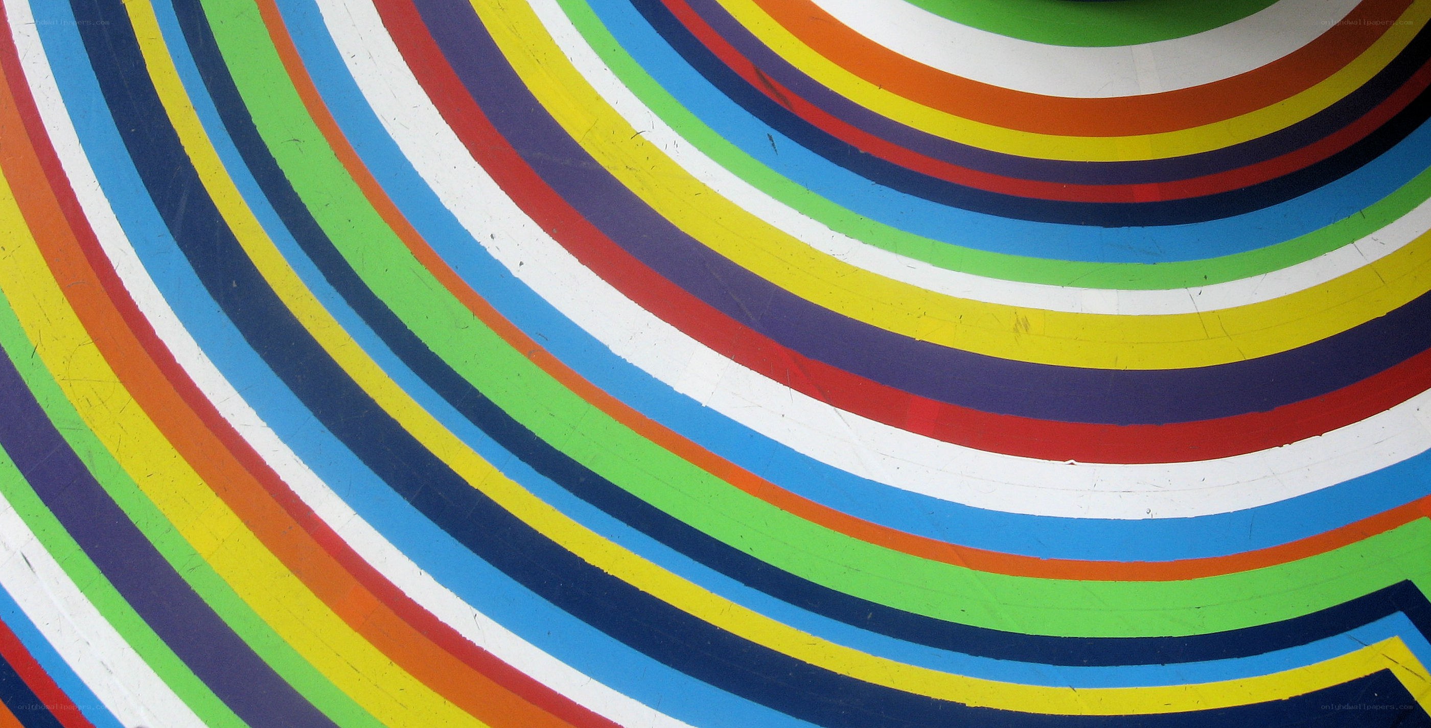 colorful concentric circles