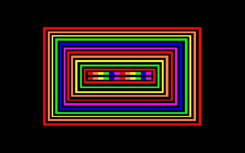 colorful concentric rectangles