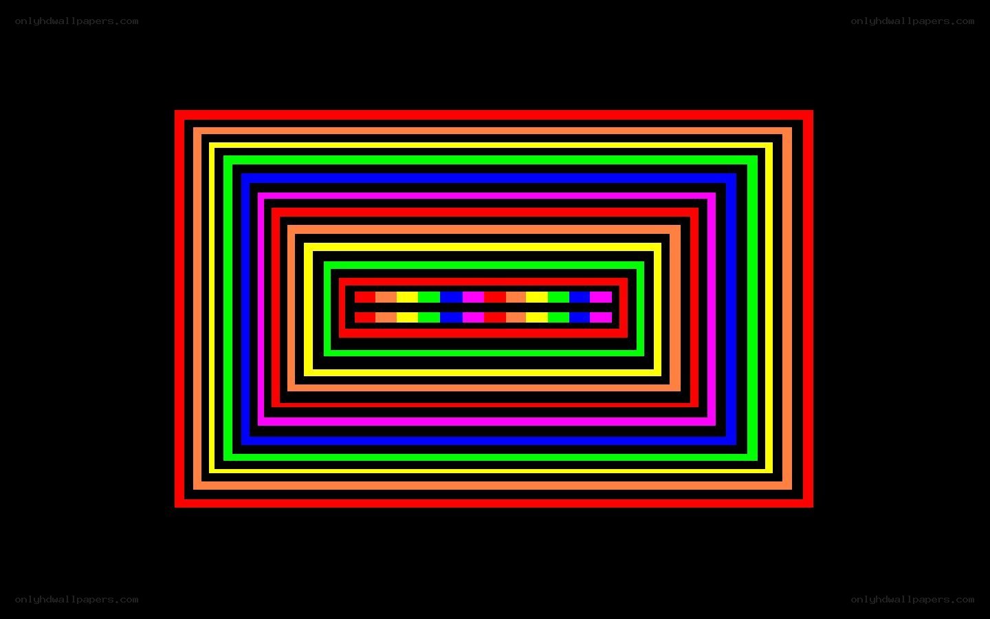 colorful concentric rectangles