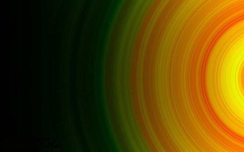 Colorful concentric rings