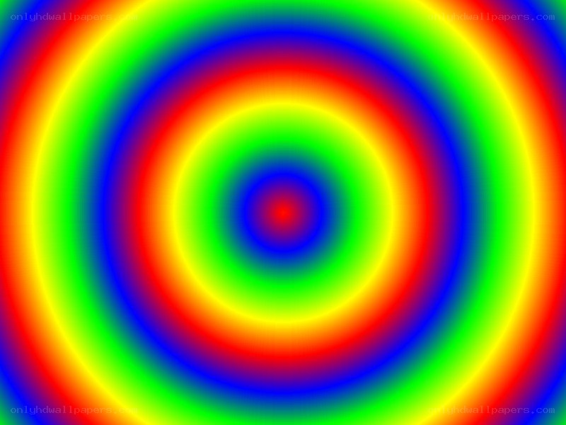 colorful concentric rings