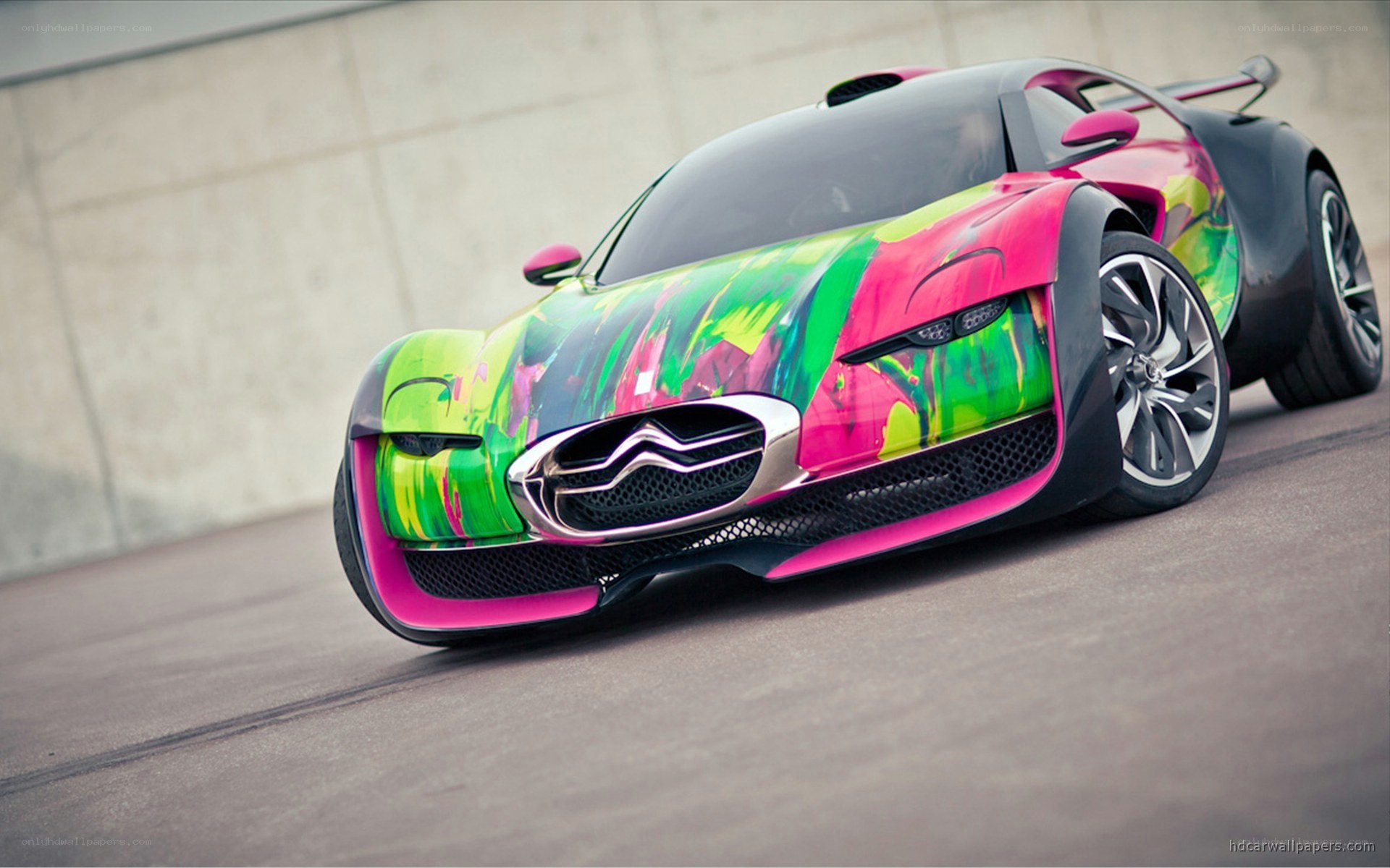 colorful concept car