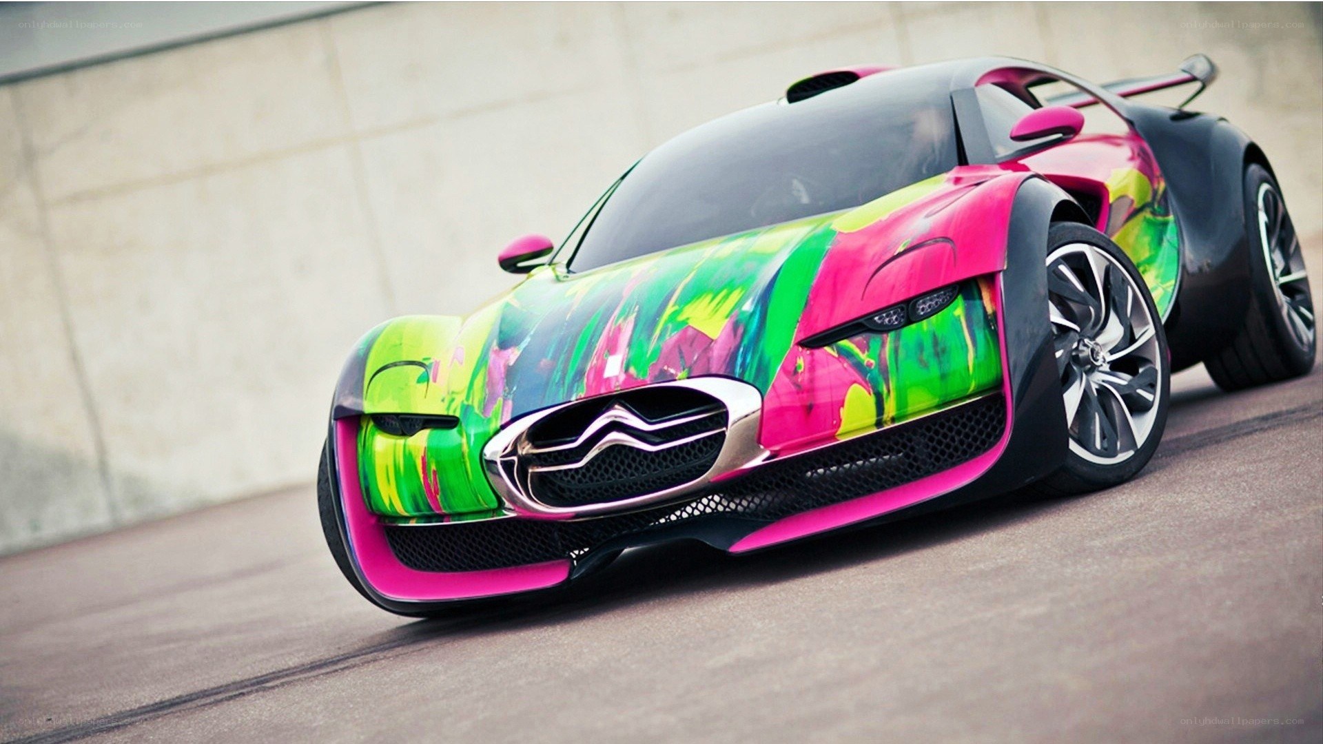 colorful concept car