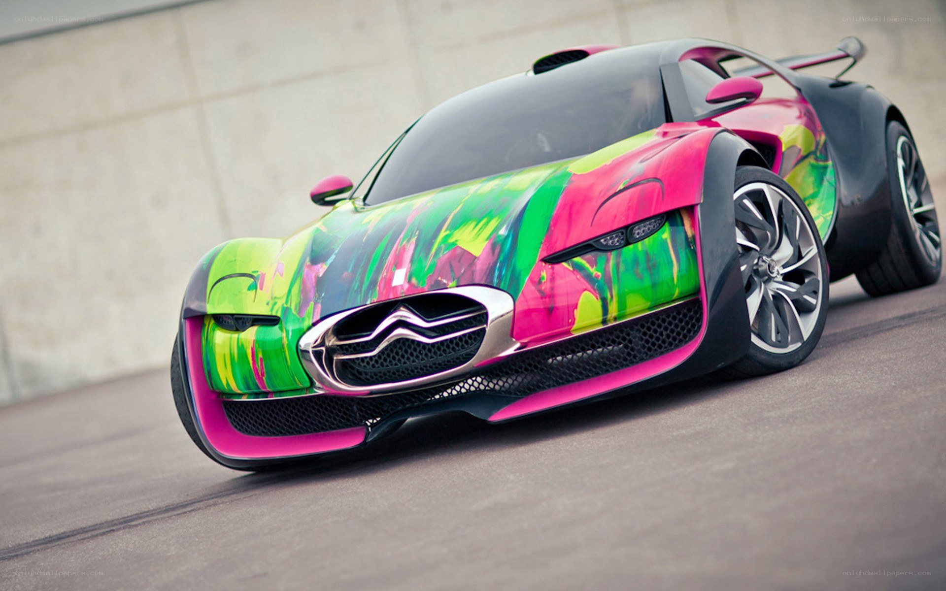 colorful concept car