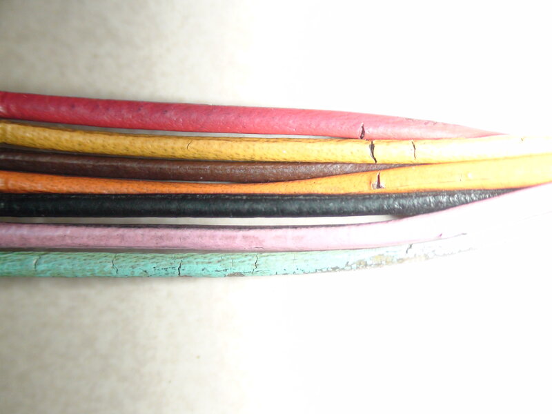 colorful cords in a bundle