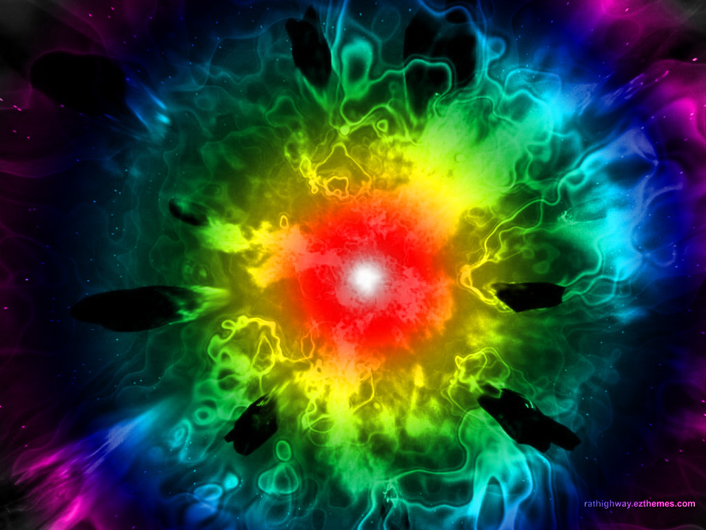 Colorful cosmic explosion