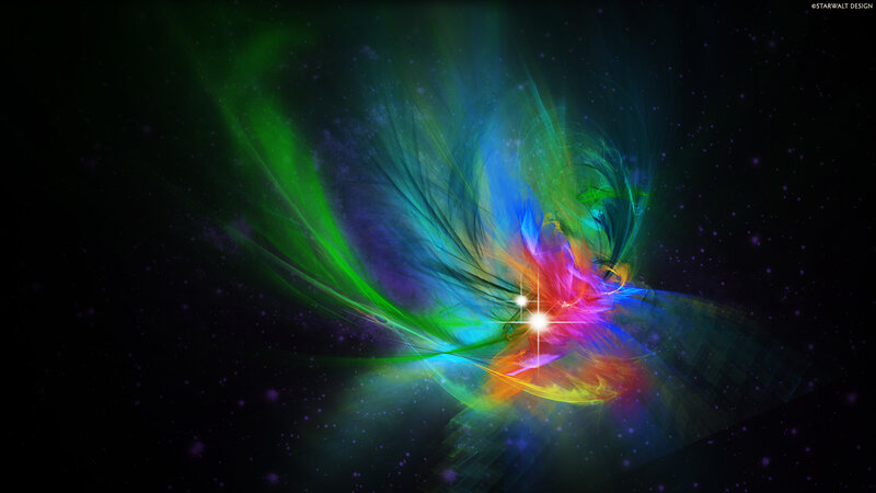 Colorful cosmic explosion