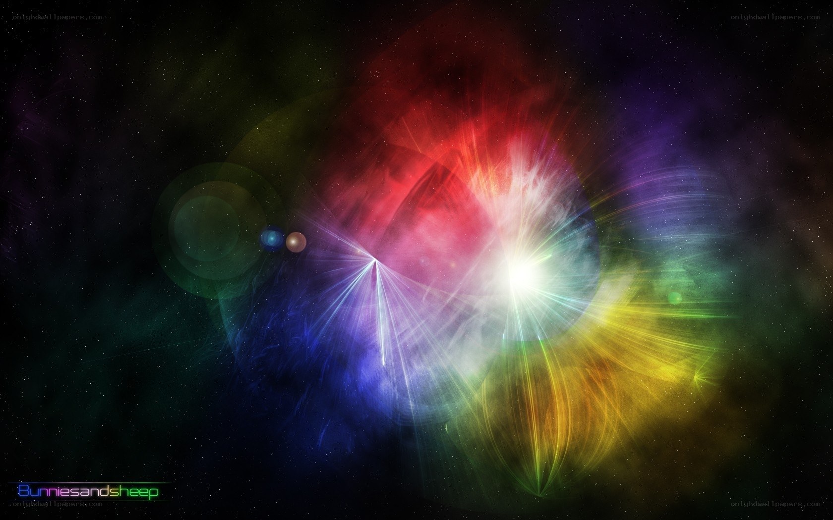 Colorful cosmic explosion