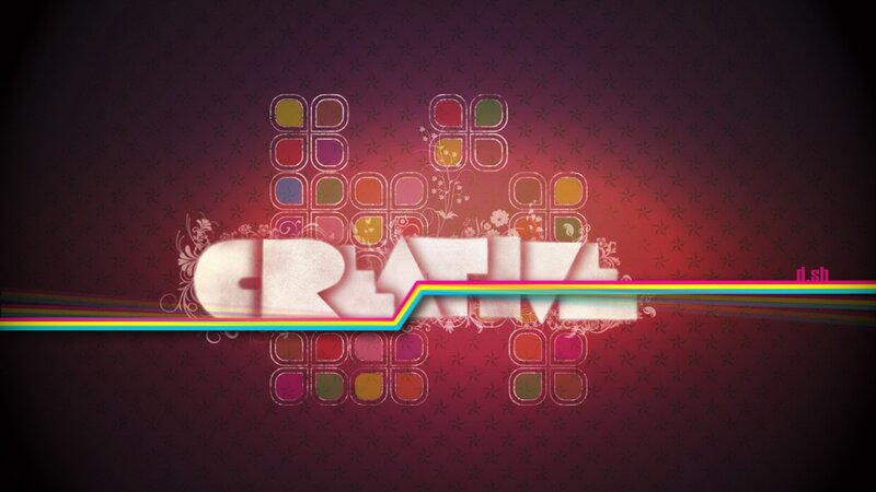 colorful creative text design