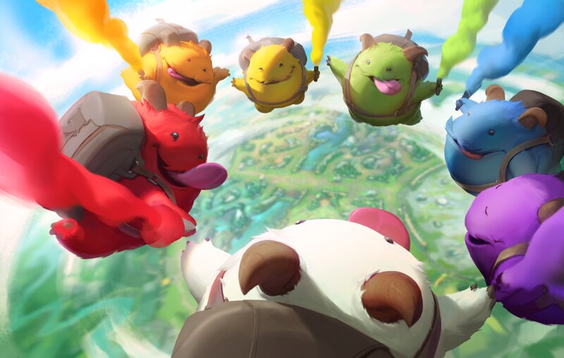 Colorful Creatures Skydiving