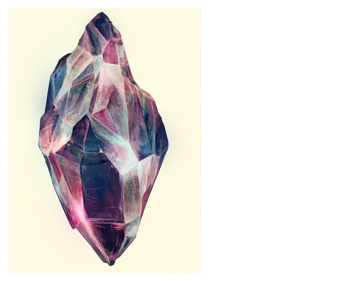 colorful crystal illustration