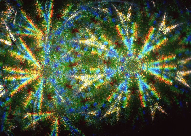Colorful Crystalline Pattern