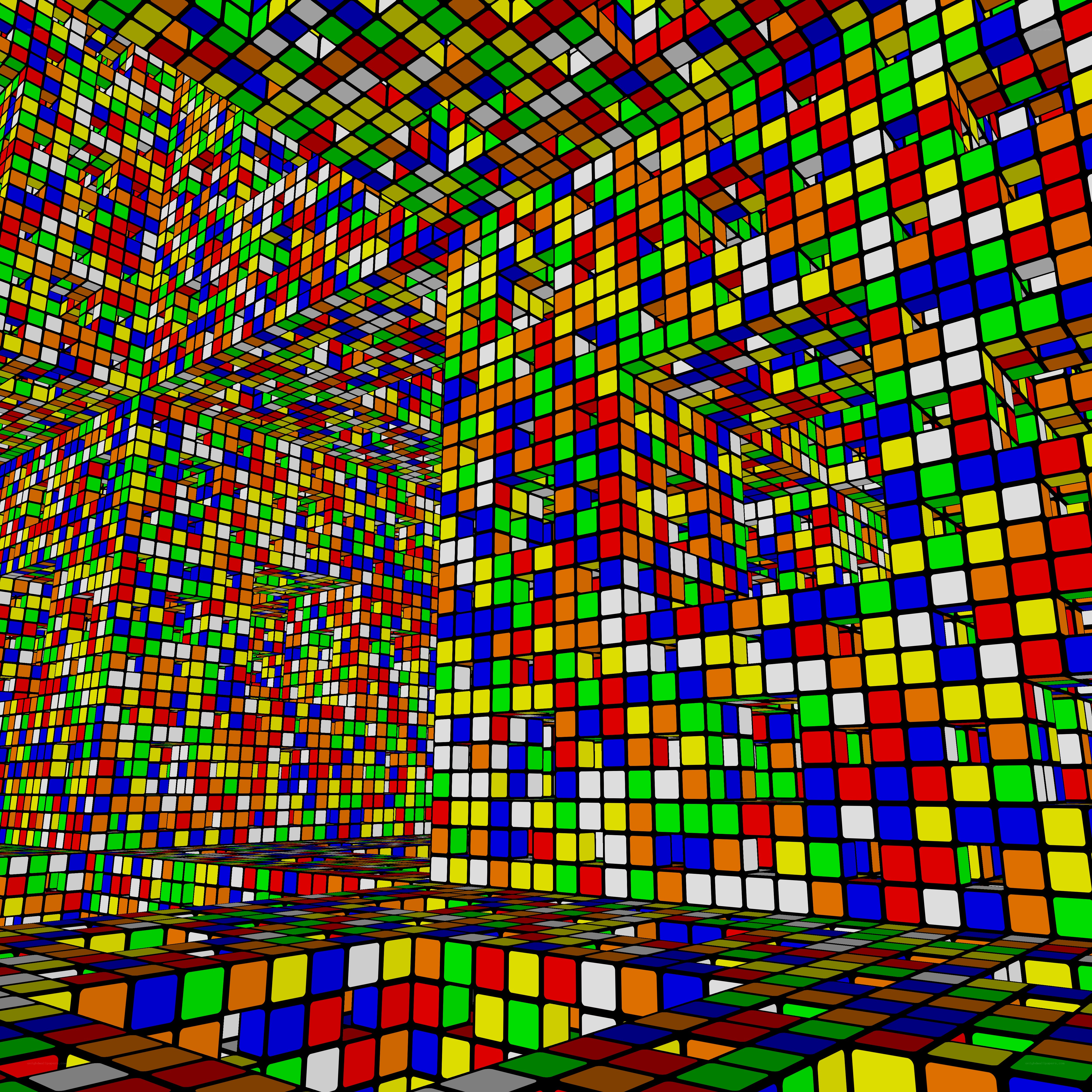 colorful cube maze