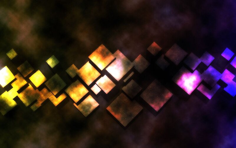 colorful cube pattern