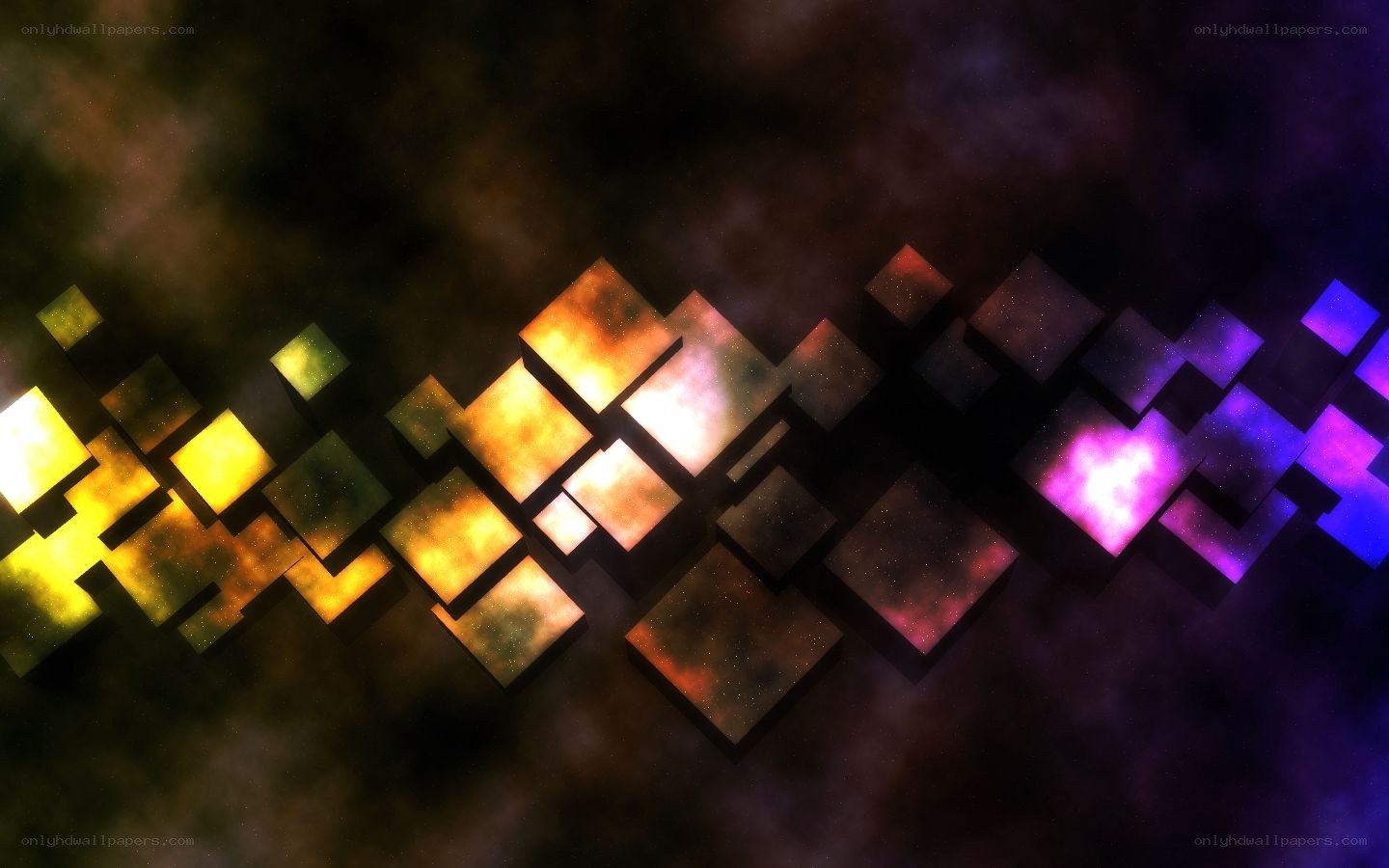 colorful cube pattern