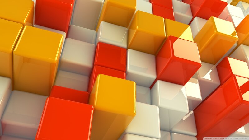 Colorful Cubes in Arrangement
