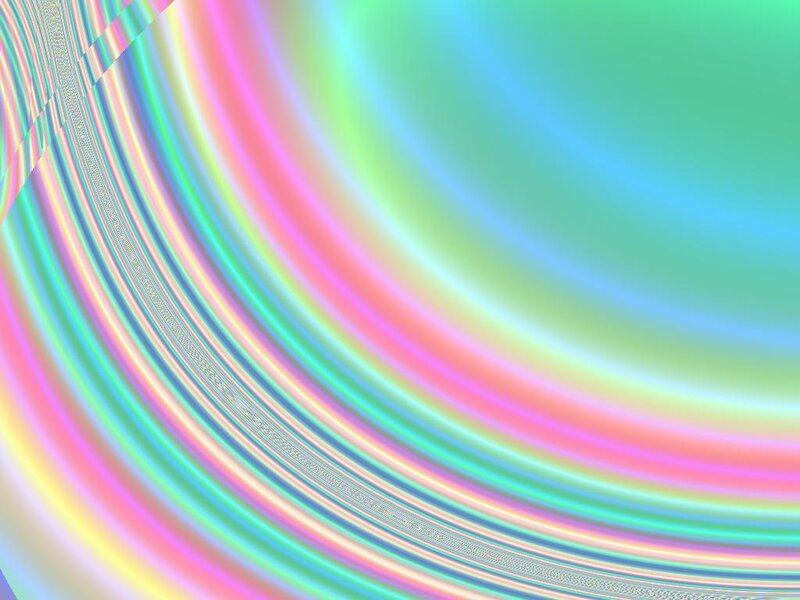 Colorful Curved Lines — Pink