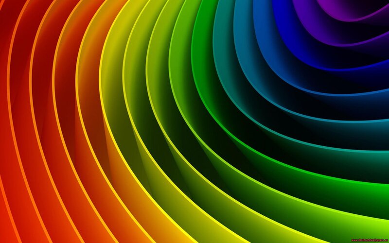 Colorful Curved Lines — Red, Vibrant