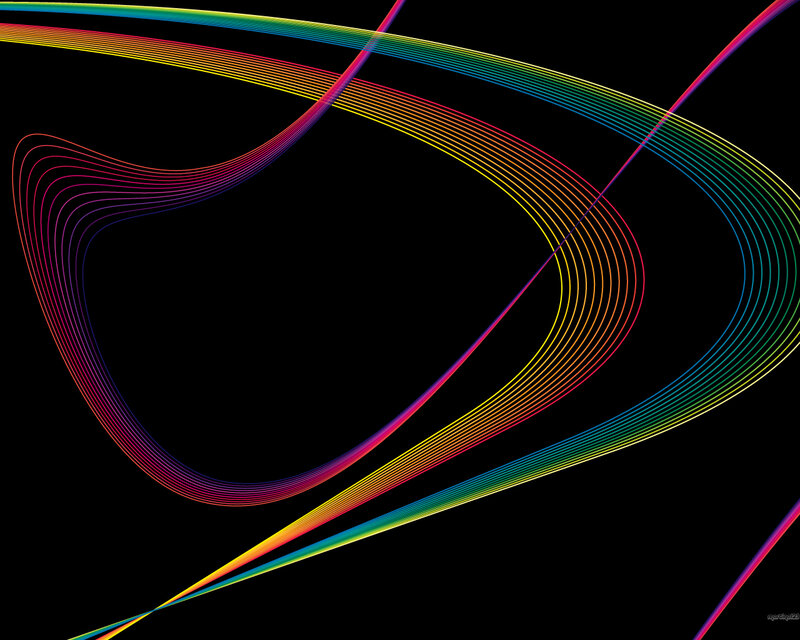 Colorful Curved Lines
