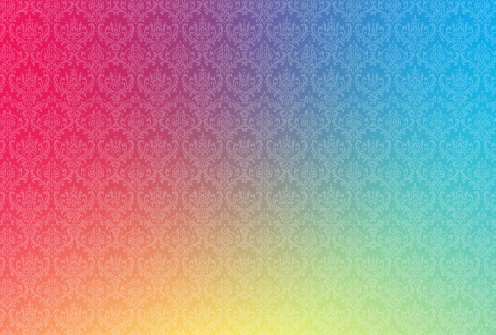 colorful damask pattern