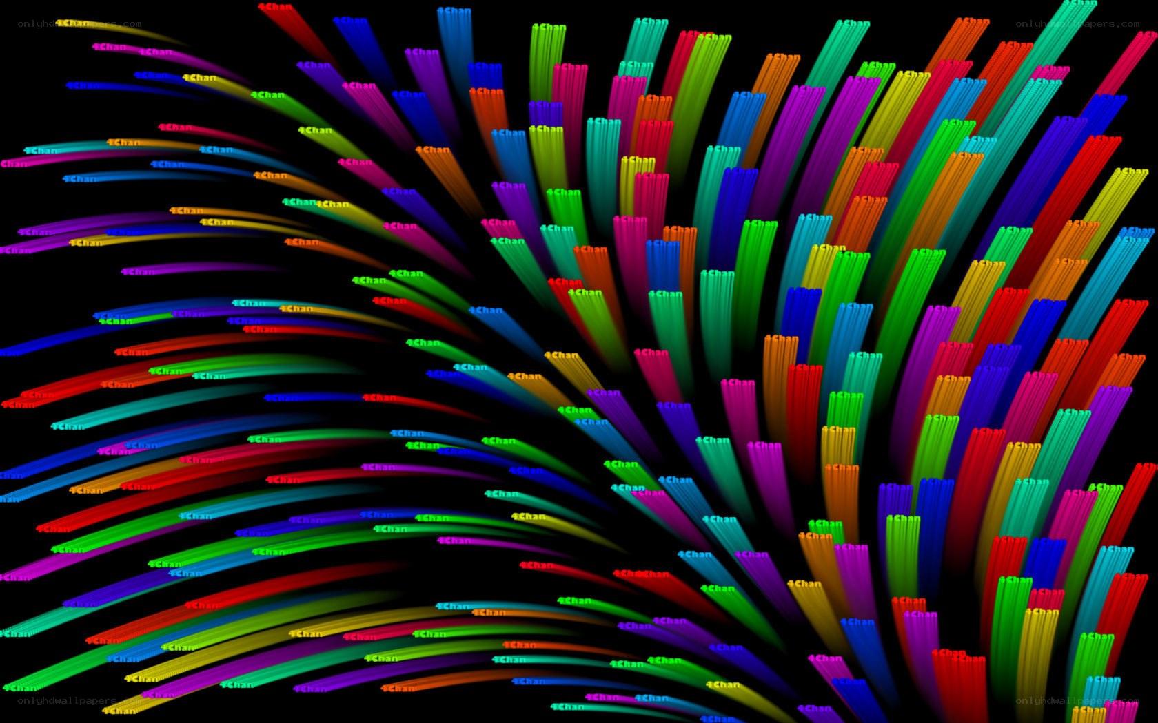 Colorful data flow visualization
