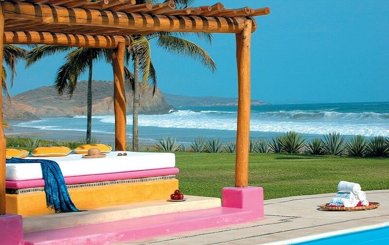 Colorful Daybed by Ocean