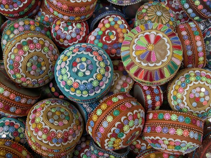 Colorful Decorated Baskets