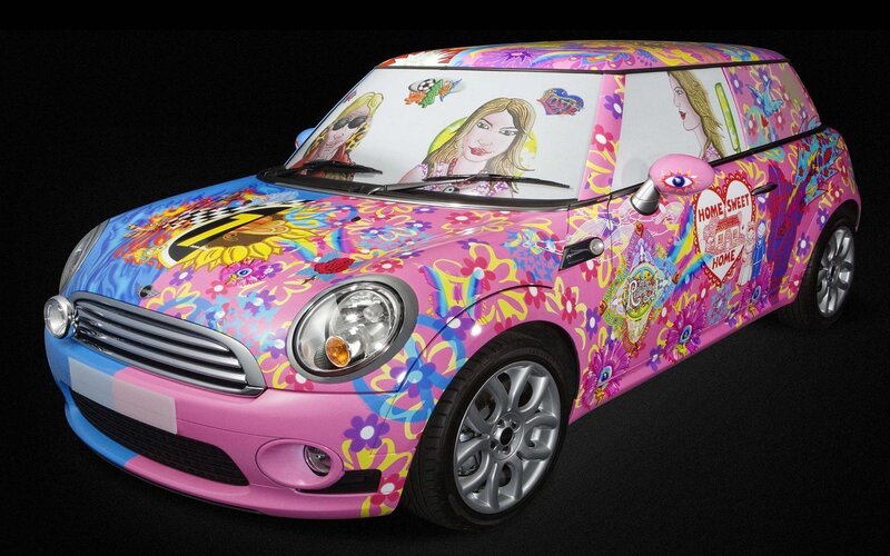 Colorful Decorated Car