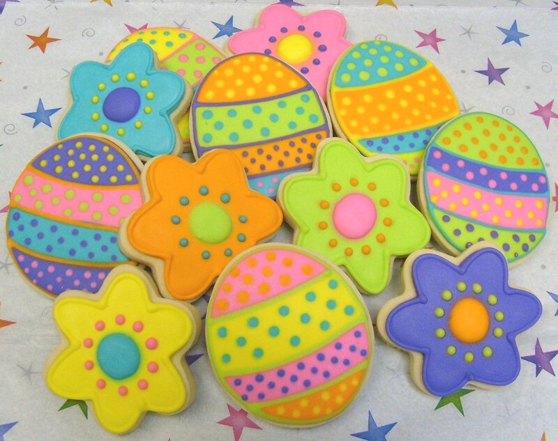 Colorful Decorated Cookies — Yellow