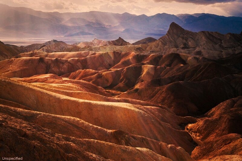 Colorful Desert Badlands — Brown